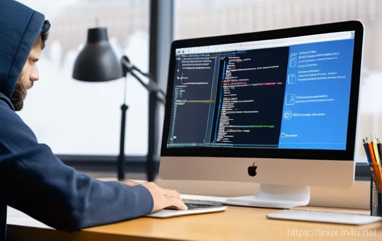 리눅스 자격증 취득 후 해외 취업 성공 후기 - **Prompt 2: A Professional's Journey to Global IT Success with Linux**
    "A dynamic image featurin...